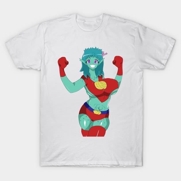 Nessi Captain Planet T-Shirt by SFFMuseElsa